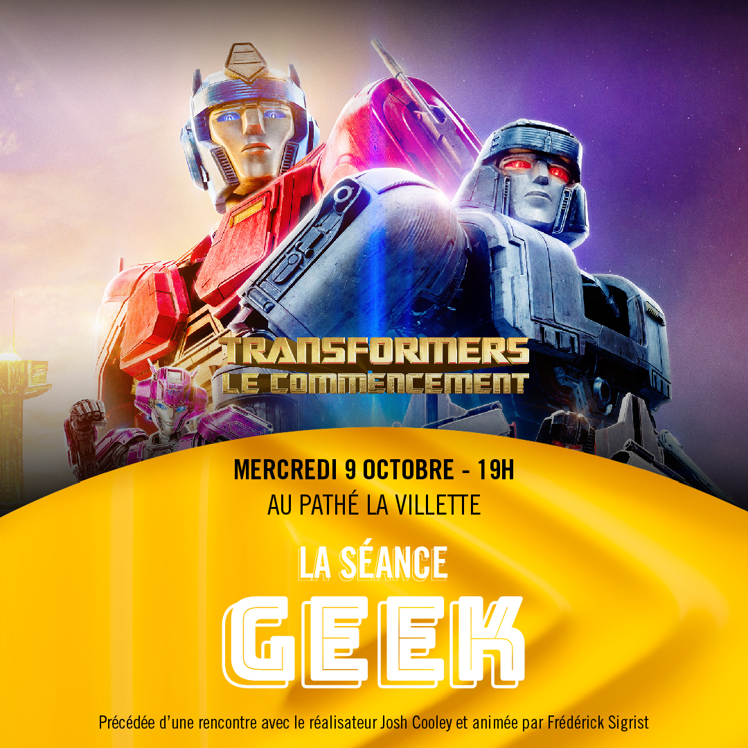 La Seance Geek Transformers Le Commencement Poster